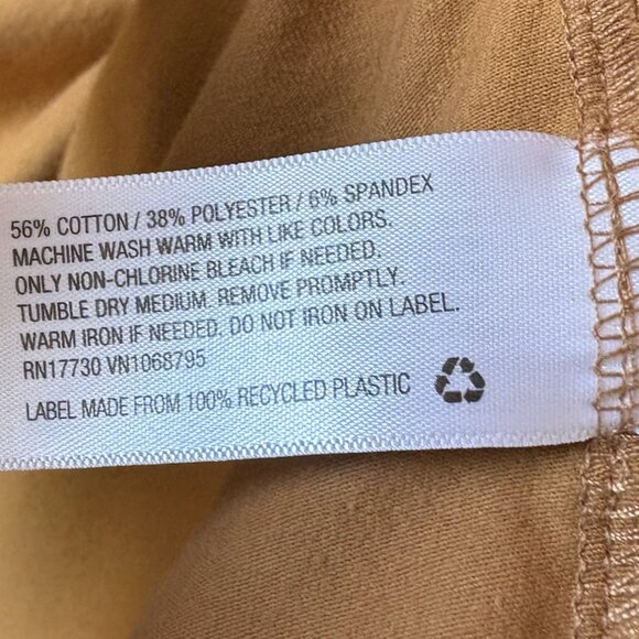 A New Day Camel Midi Dress Size Medium - Picture 3 of 3